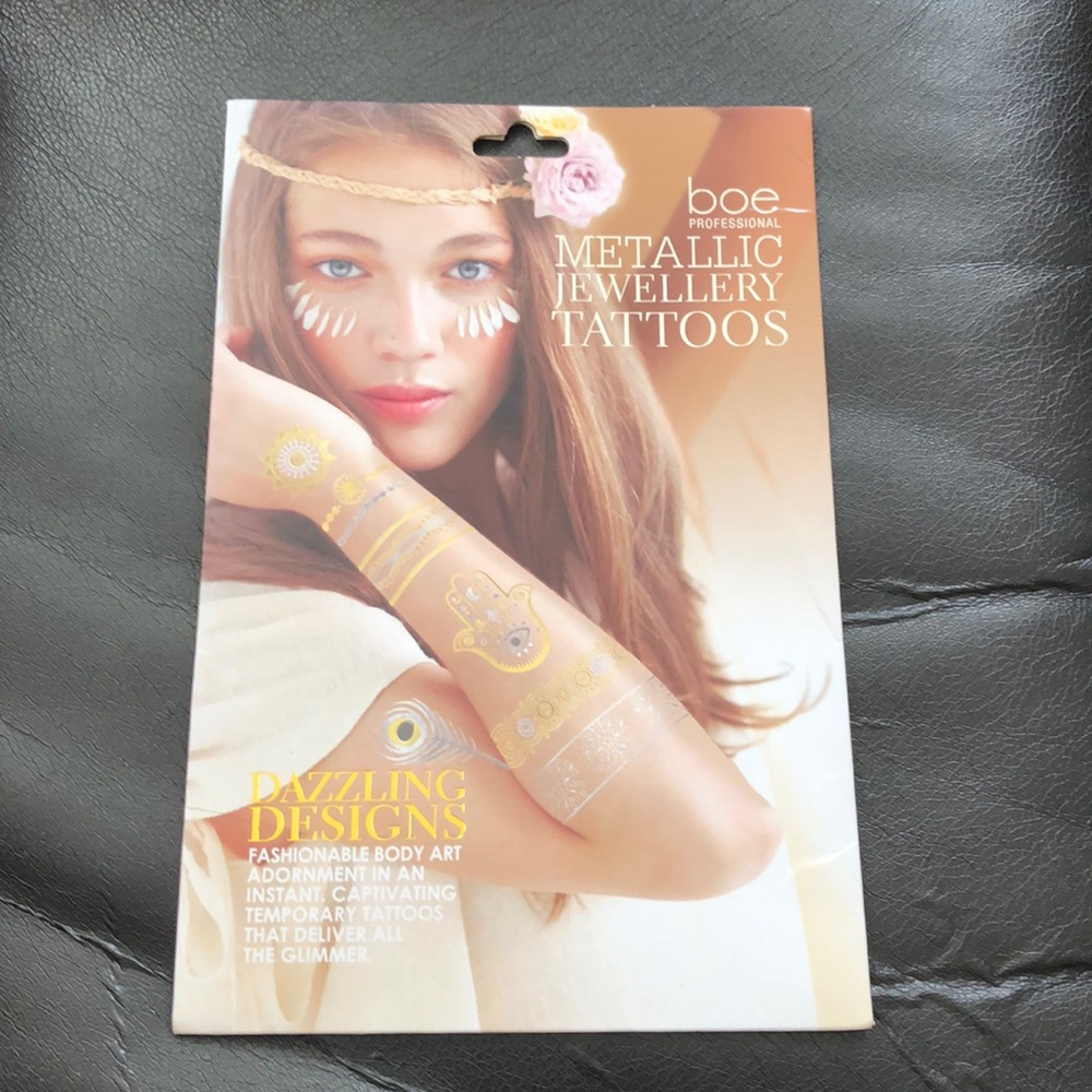 New Metallic jewelry tattoos